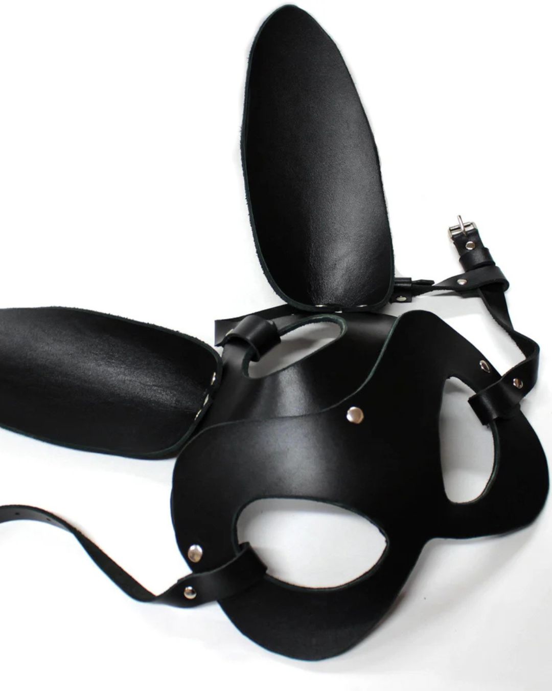 Leather Bunny Mask