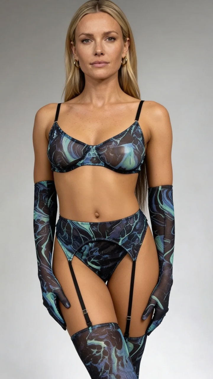 Valérie Tie Dye Lingerie Set